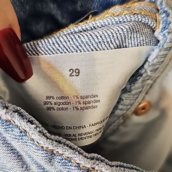 Frayed Jeans High Rise Straight Ankle 29 - Picture 11 of 11